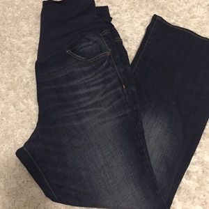 Old navy full panel maternity boot cut jeans
