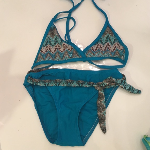 Turquoise bikini