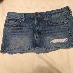 American Eagle jean skirt