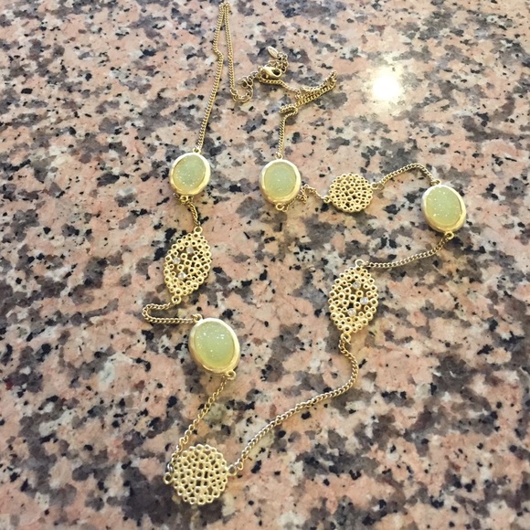 Long druzy detail necklace - Picture 3 of 7