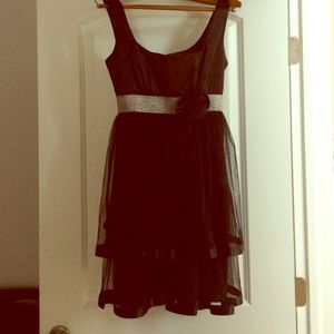 Black cocktail dress