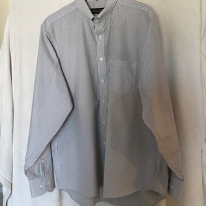 MENS X-LARGE BUTTON DOWN DONALD TRUMP DRESS SHIRT