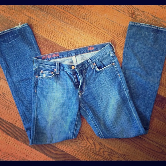 J. Crew Hipslung straight leg jeans