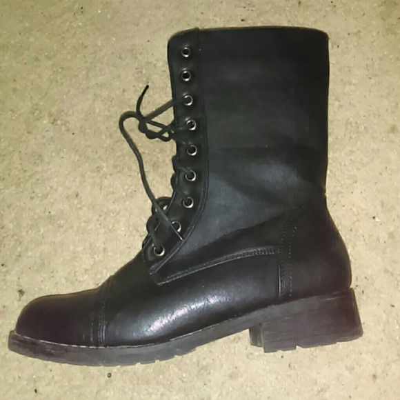 Black Combat Boots