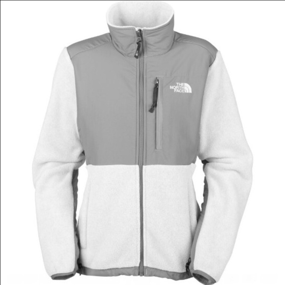 Gray & White Northface