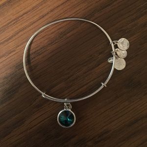 Alex & Ani Emerald Bracelet - SILVER