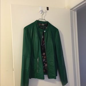 Green Leather Jacket