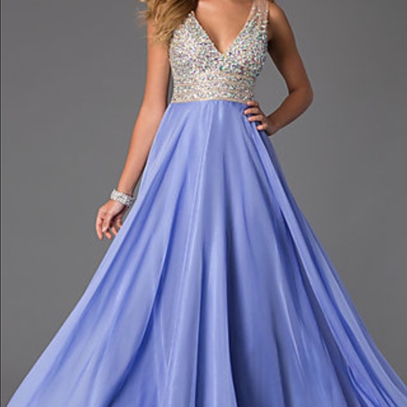 Periwinkle Blue Prom Dress