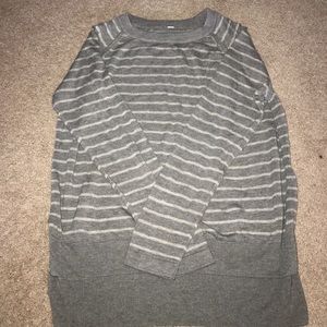 LULULEMON Women's Size 8, Striped Sweater.
