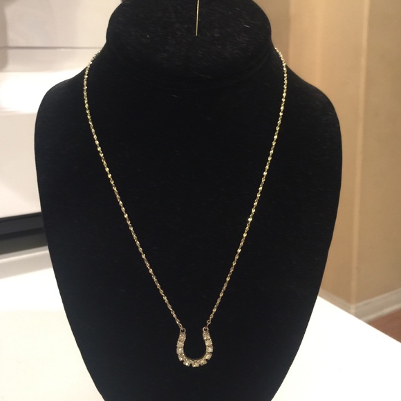 Jewelry - Horse shoe bling Necklace