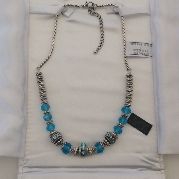 cresent Jewelry - Gifted Crescent crystal necklace