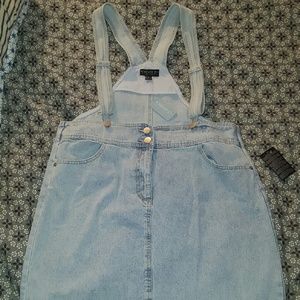 Forever21 Denim Overall Dress