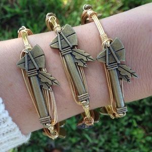 Bourbon and Bowties Tomahawk bangle bracelet
