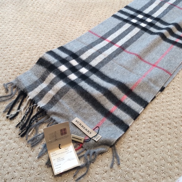 Burberry authentic 100% cashmere scarf