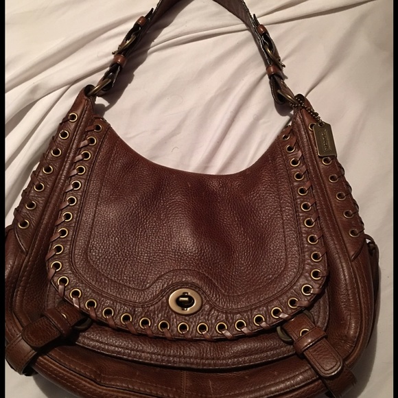Coach Chelsea Abbey Hobo in Tobacco