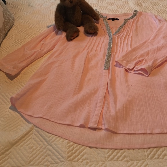 Pink beaded top - Picture 3 of 3