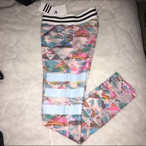 NWT Adidas Adigril Marble Training Tights