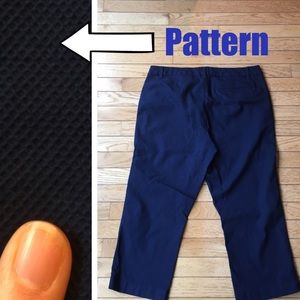 Lauren Ralph Lauren Pants - Navy Blue Raised Patterned Lauren Active Capris Lauren Ralph Lauren Pants - Navy Blue Raised Patterned Lauren Active Capris