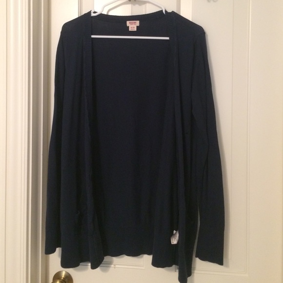Mossimo navy blue sweater cardigan
