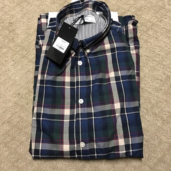 Long sleeve plaid button up