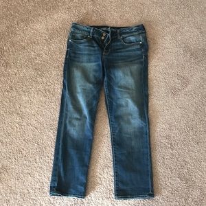 AEO crop jeans