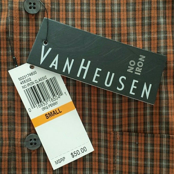 VanHeusen No Iron Dress Shirt - Picture 3 of 3