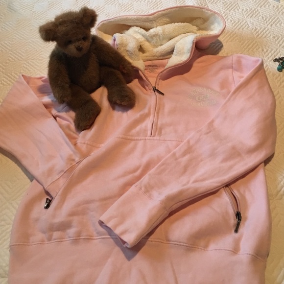 light pink hoodie
