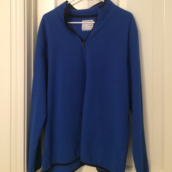 old navy blue half zip