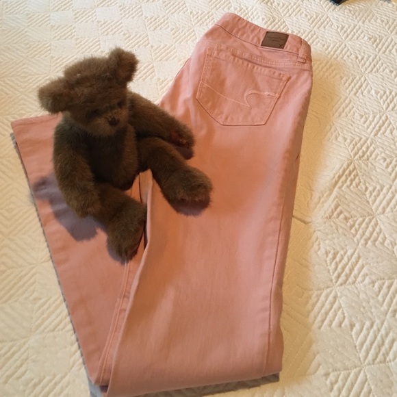 American eagle Pink skinny jeans
