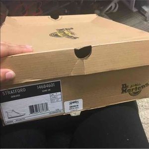 Burgundy leather Stratford doc martens