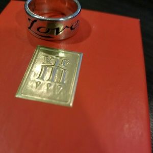 Sterling Silver Love ring