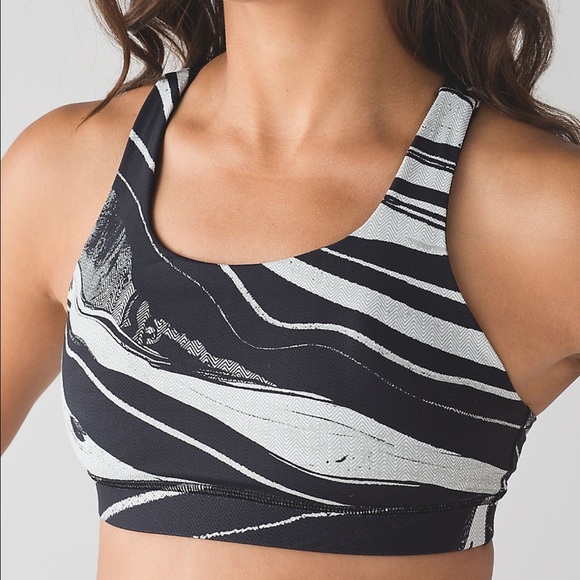 lululemon athletica Other - NWT Lululemon Energy Bra Nulux Size8 marble mix