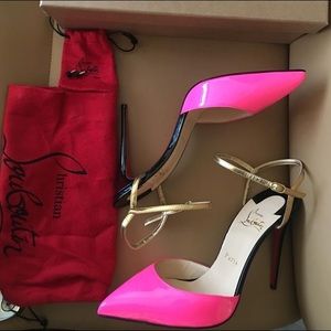 Christian Louboutin Rivierina 100 patent/specchio