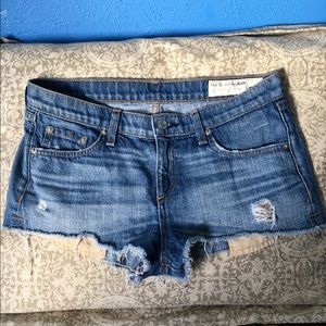 Rag & Bone denim cutoff shorts