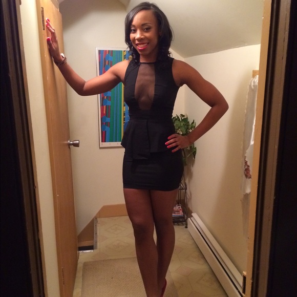 Sexy black dress
