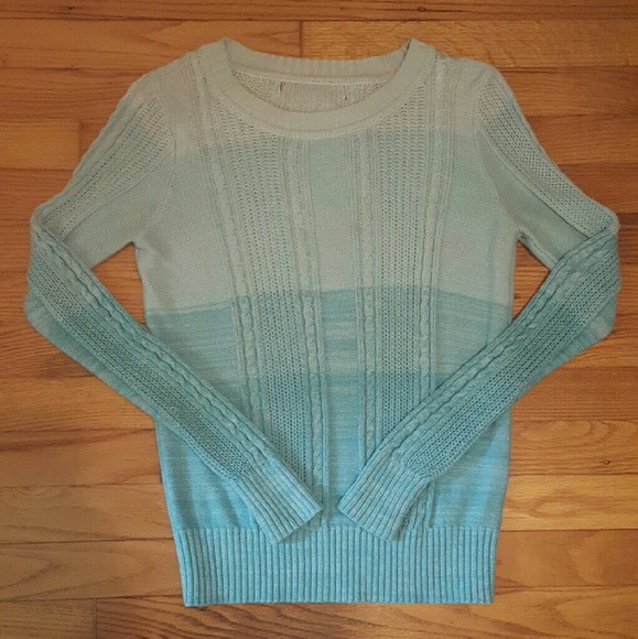 Forever 21 Ombre Cable Knit Sweater