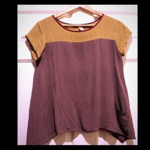 Silk Anthropolgie top