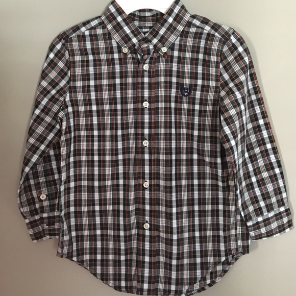 CHAPS easy care button down long sleeve shirt