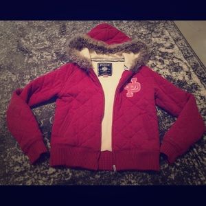 PINK. University of pink WARM thick sweater