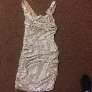 Shiny silver/gold express dress!