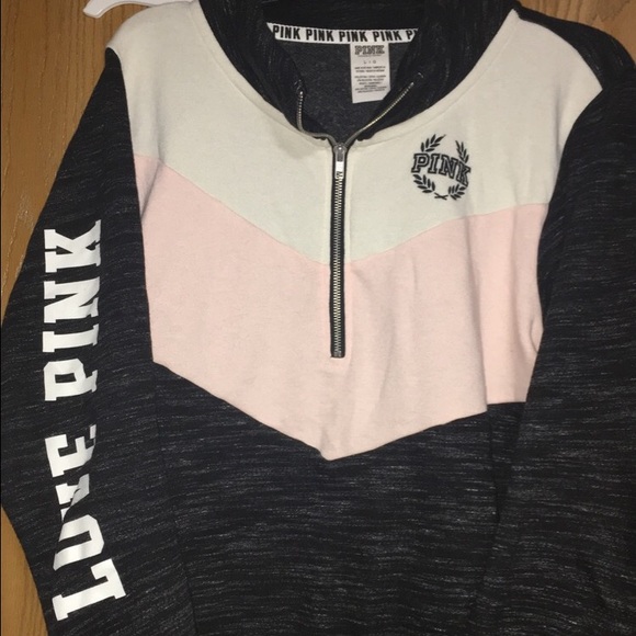 PINK HALF ZIP