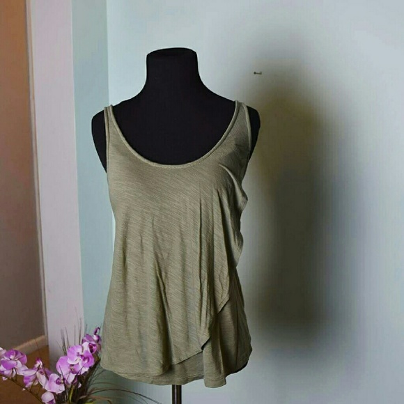 American Eagle Outfitters Tops - American Eagle Army Green Flowy Tank Top
