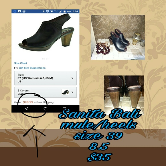 Sanita Bali clogs mules