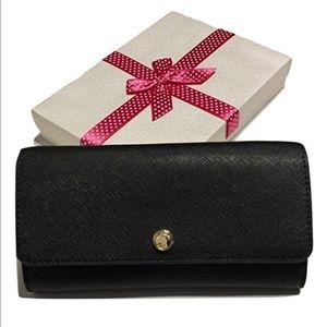 Michael Kors jet set travel wallet on a chain