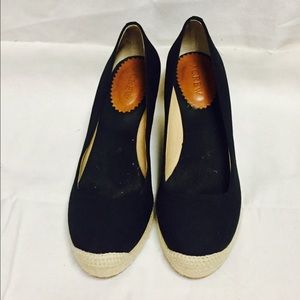 Women’s Size 8 J Crew Seville Wedge Black