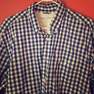 Nautica XL Button Up plaid
