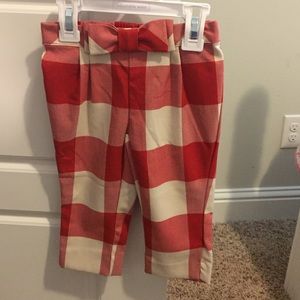 Janie and Jack red pants