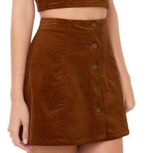 Corduroy skirt