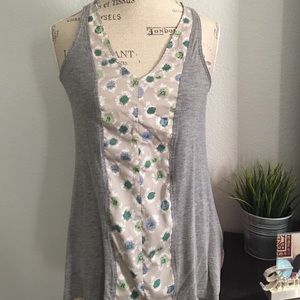 Mixed Pattern Anthro Top