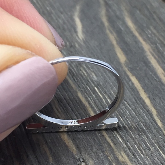 925 Sterling Silver Stackable Ring - Picture 4 of 7